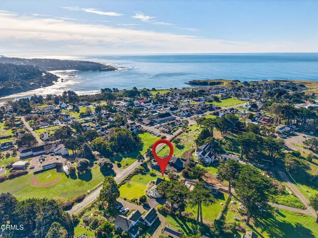 Aerial looking southwest