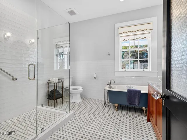 Downstairs primary bath