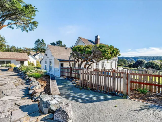 generous pathway to the home and garden