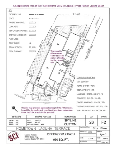 Site Plan is conceptual, and the model shown is incorrect. See floorplan pic for the model.