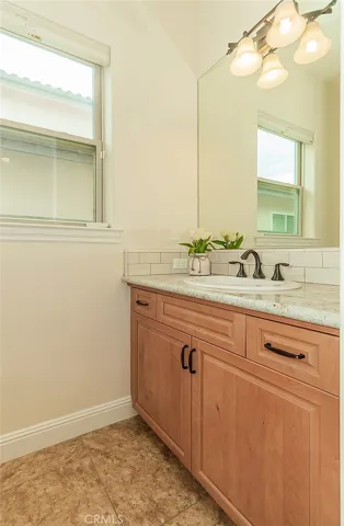 Powder Bath next to the Laundry Room