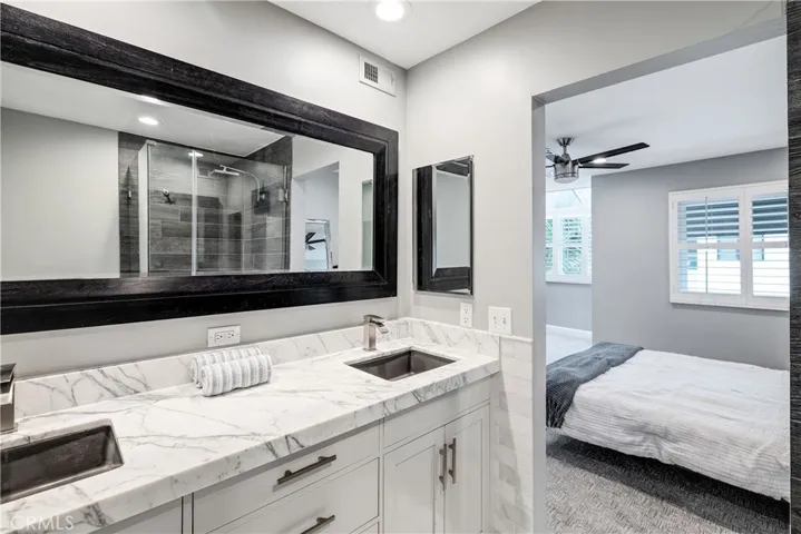 Remodeled primary bedroom