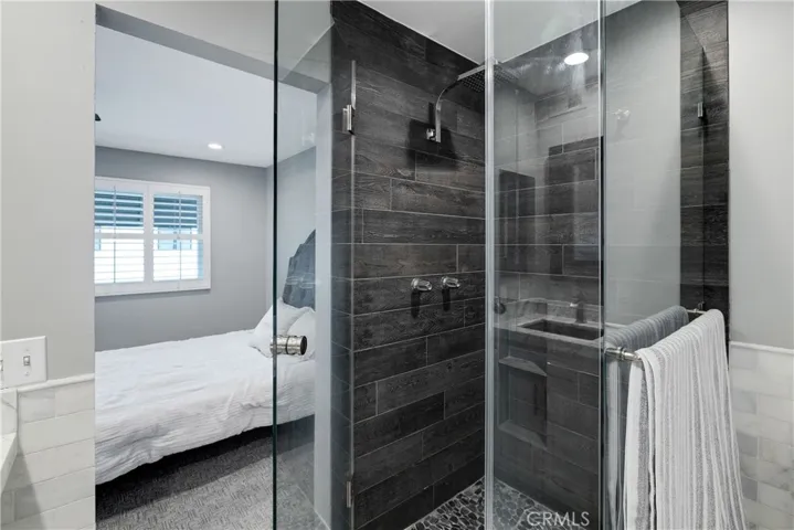 remodeled primary bathroom