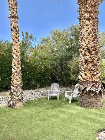 Backyard Turf with Putting Green