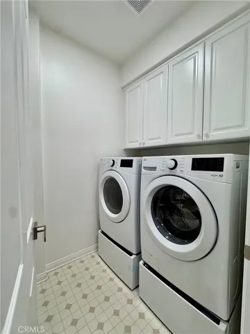 Upstairs laundry room