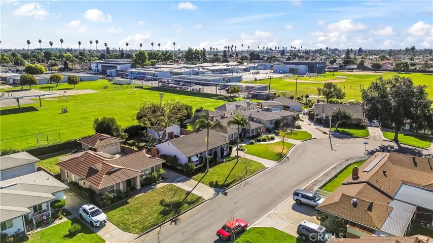 Areal shot of community