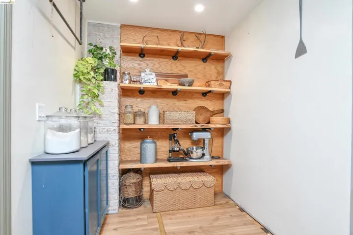 View of storage area