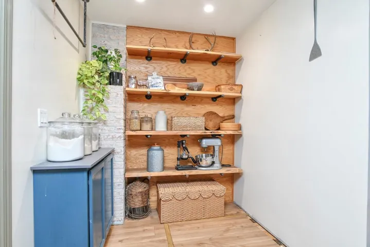 View of storage area