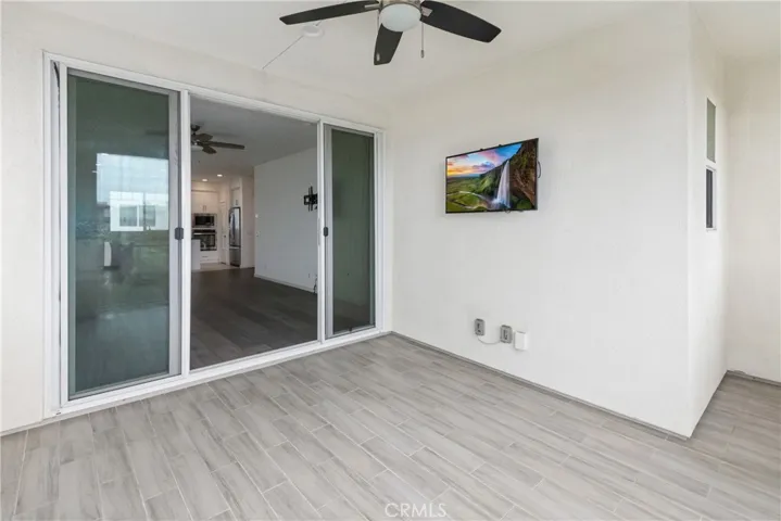 reverse view of balcony