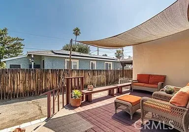 Backyard patio