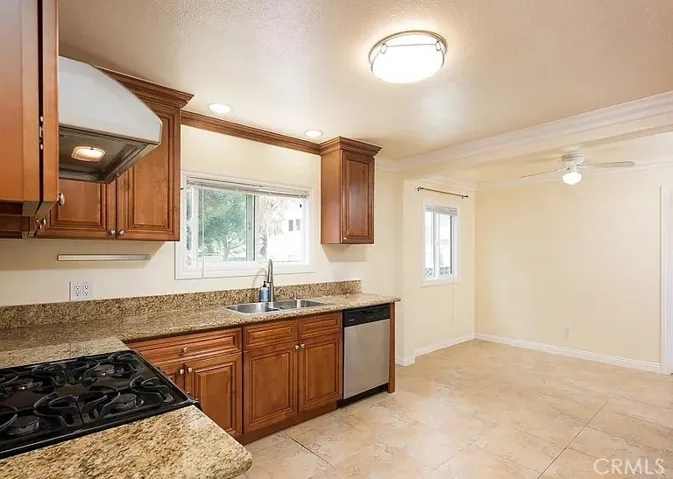 Remodeled kitchen with dining area