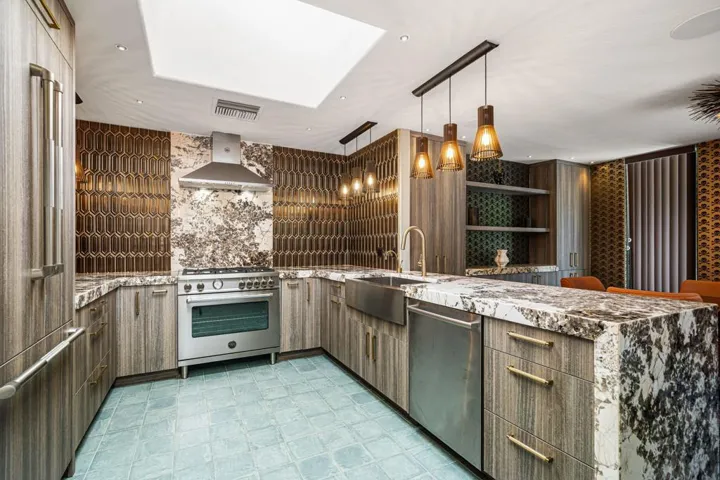 Kitchen Looking into Dining Area