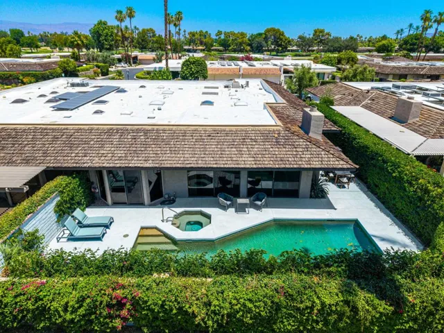 Aerial View of Back Yard