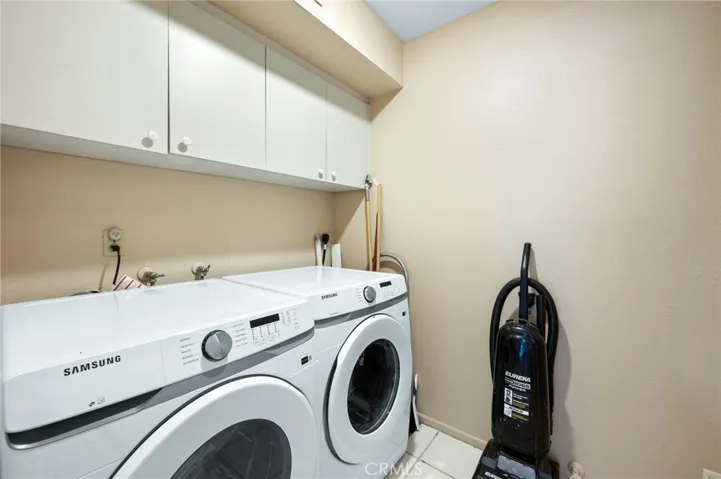 Laundry room next to the kitchen