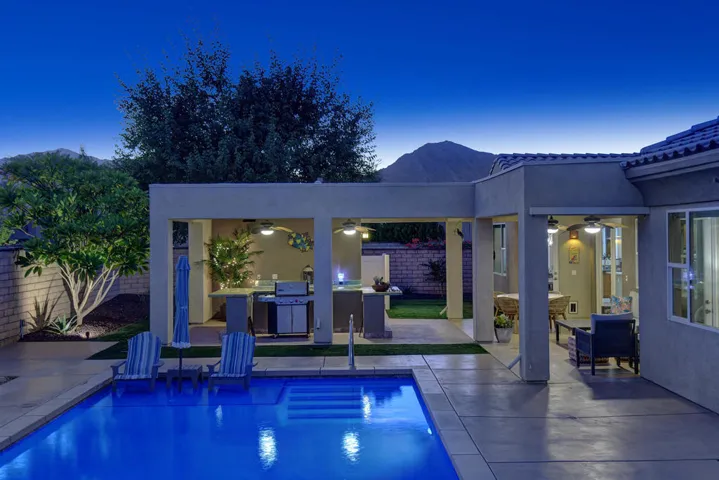 NIGHT BACK PATIO WITH VIEW