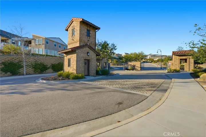 2nd Gate located on Canoga Ave leading to the Northern section of the Deer Lake Ranch community and the vacant lot