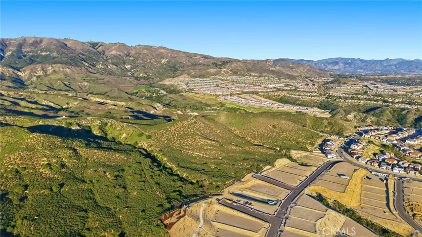 Views toward the east showing Porter Ranch in the distance