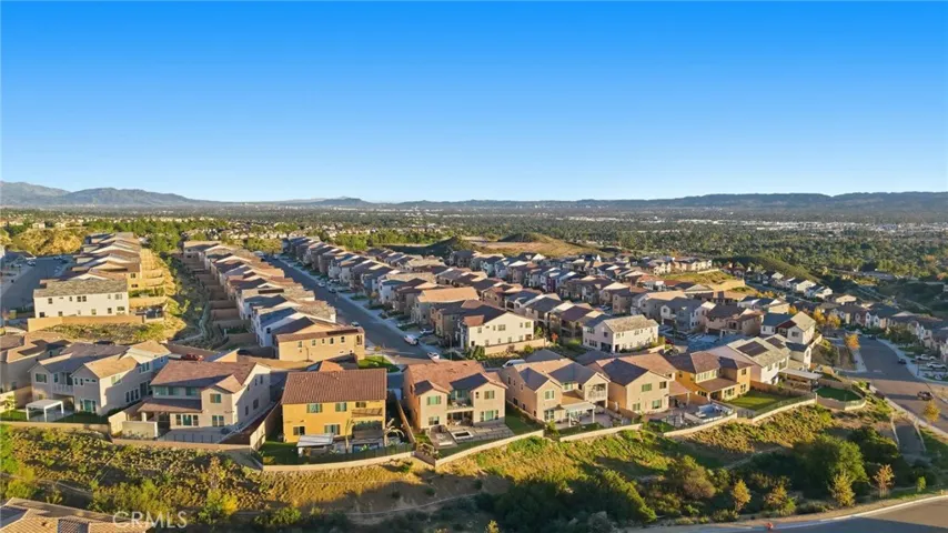 Views to the east looking over a completed section of the new homes within the Deer Lake Highlands community