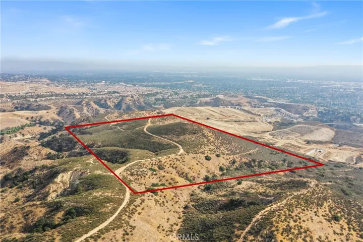 Photo from 2022 showing the area prior to the new construction of homes at Deer Lake being completed as well as rough approximate lot area.