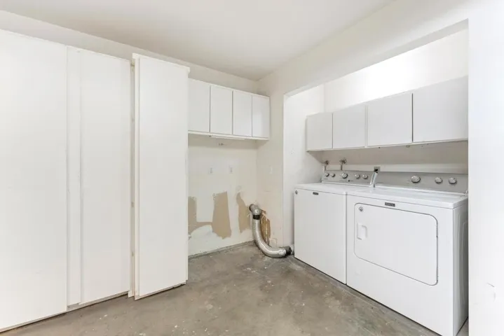 Laundry Area in Garage