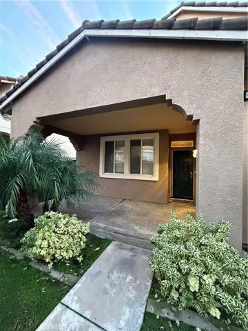 Covered front porch allows a shaded place to gather.