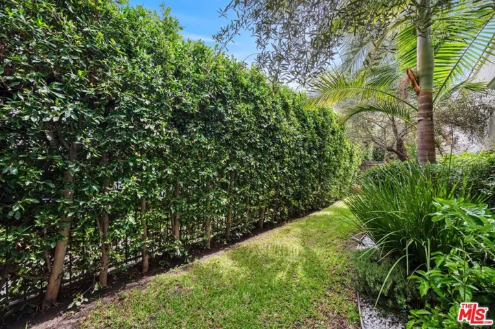 The corner lot provides plenty