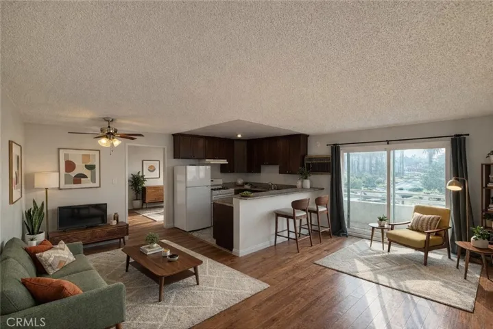 Virtually Staged Living Room