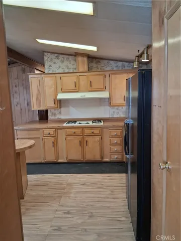 View to kitchen from living room