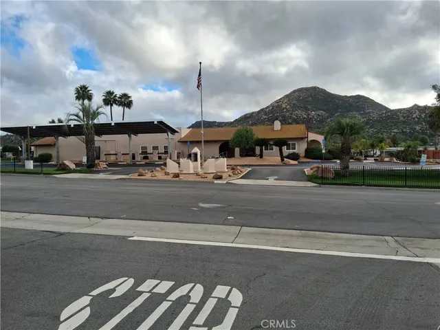 View to the community center