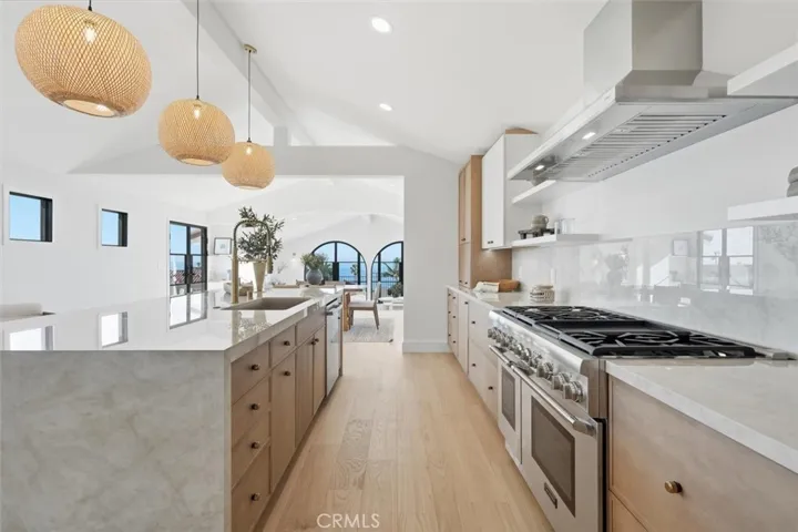 ocean views from kitchen