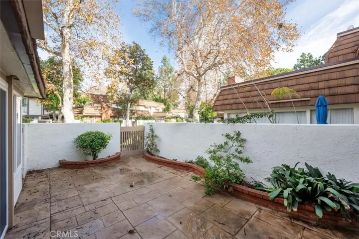 Spacious patio perfect for entertaining or relaxing under the California sky.
