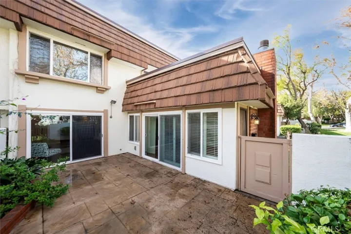 Spacious patio perfect for entertaining or relaxing under the California sky.