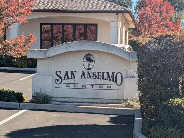 Plaza signage.