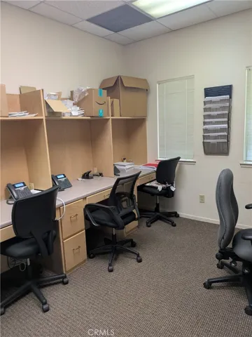 Work space in the back of the unit.