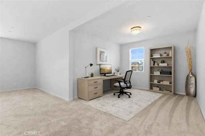 Virtually Staged Alcove off Loft