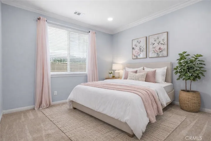 Virtually Staged Secondary Bedroom