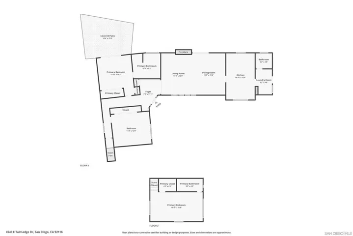 1st and 2nd story floorplans combined