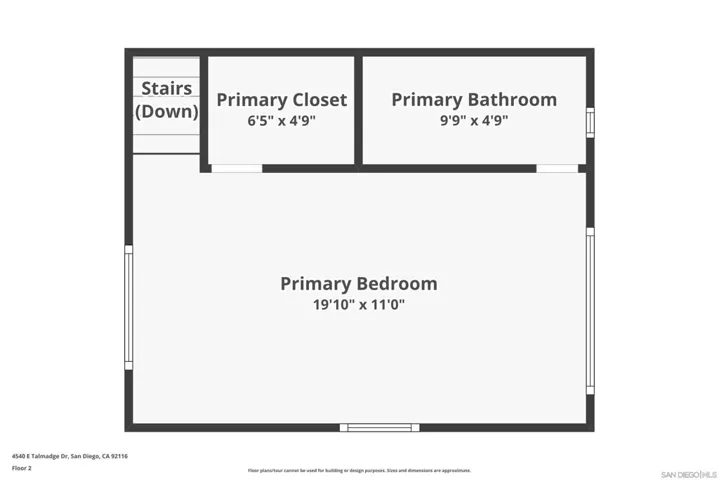 2nd story floorplan