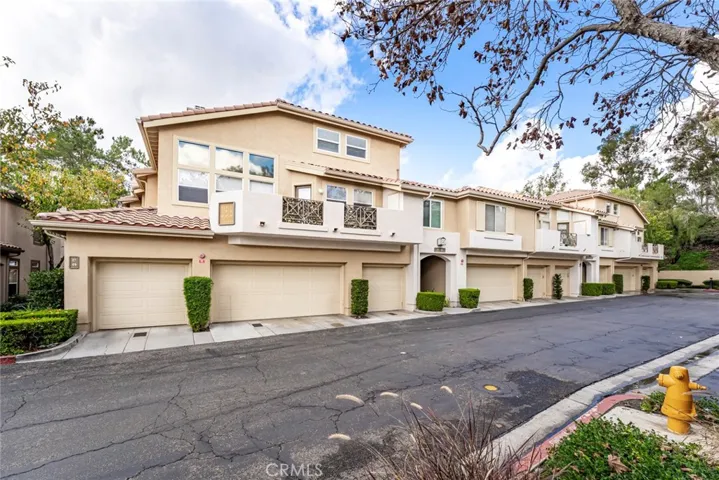 This townhome is at the far end of the street.
