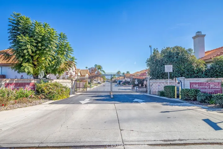 Gated main enterance