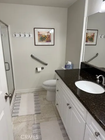 Hall Bath with Walk In Shower