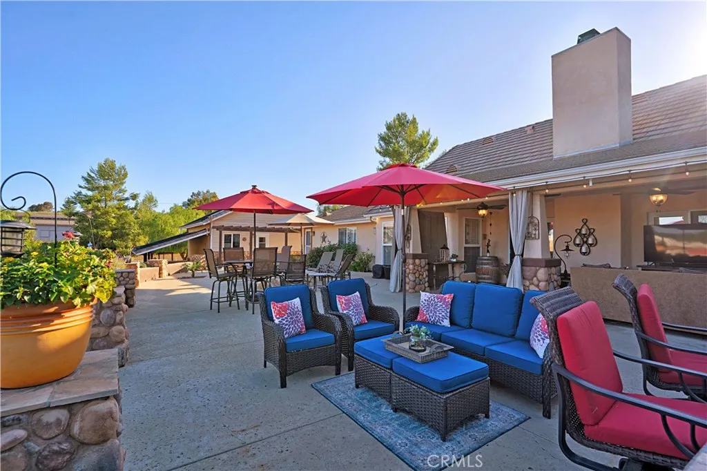 Main Home Back Patio / Entertaining Area