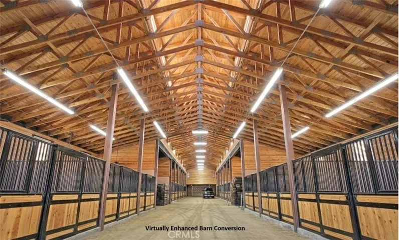 Workshop could be converted to large horse barn - Virtually Enhanced