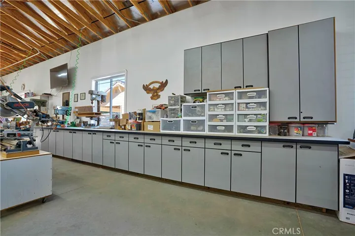 Workshop - built in storage cabinetry