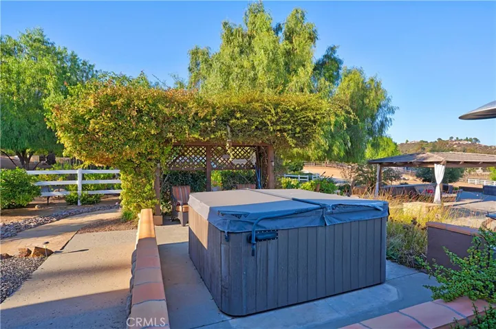 6 person Above Ground Spa with waterfall - located off of Main Home
