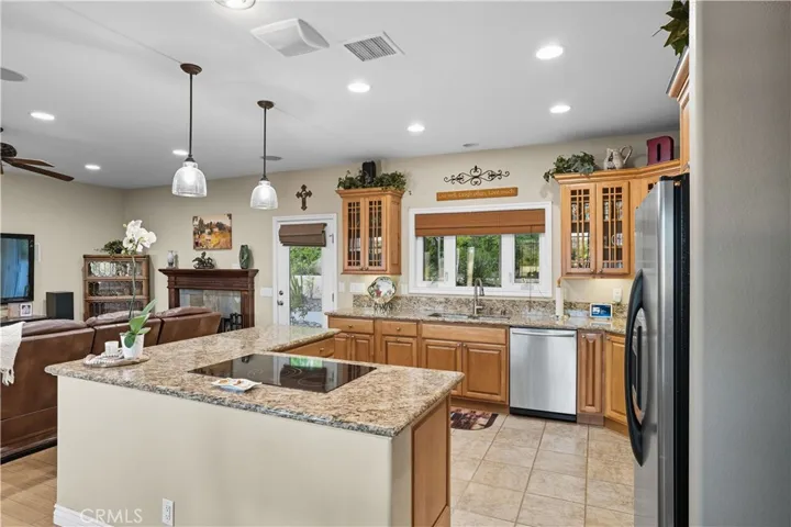 2nd Home - Kitchen has views to back and front yard