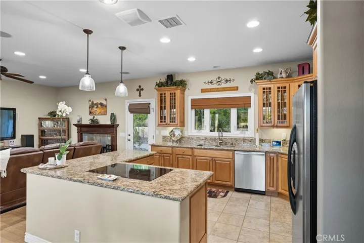 2nd Home - Kitchen has views to back and front yard