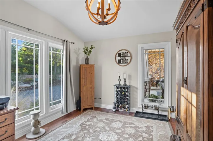 Main Home - Dining Room area off kitchen - currently being used as a home office