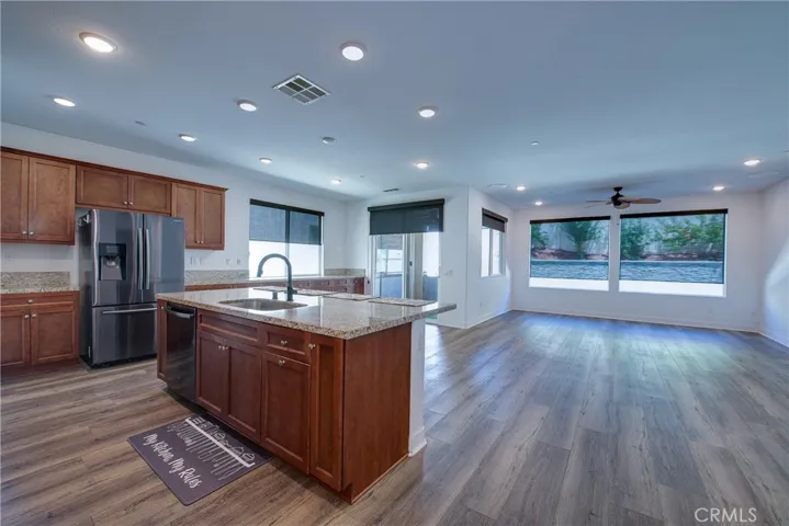 Kitchen view from living room