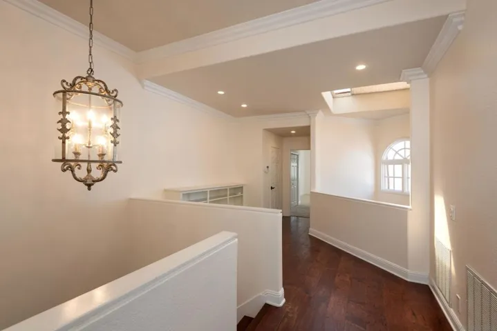 Upper hallway, new paint
